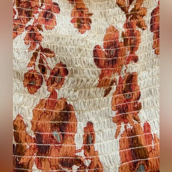 Intimately Free People Dress Garden Party Floral Maxi Tiered Size Small - Picture 7 of 16